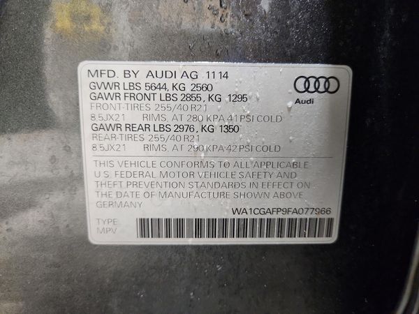2015 AUDI SQ5