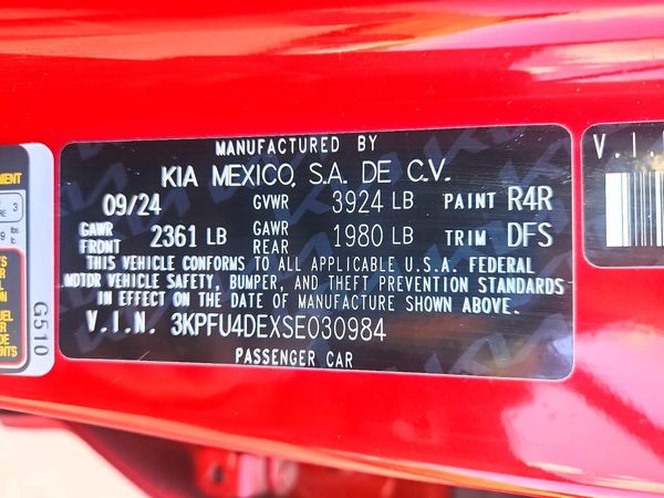 2025 KIA K4 EX