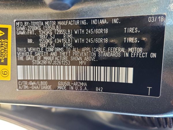 2018 TOYOTA HIGHLANDER SE/XLE