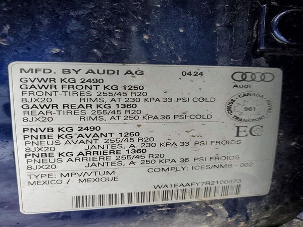 2024 AUDI Q5