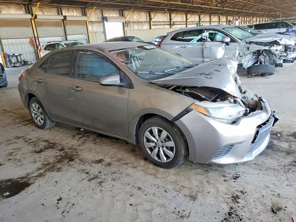 2014 TOYOTA COROLLA L/LE — Passenger 3/4
