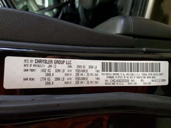 2013 DODGE DURANGO SXT AWD
