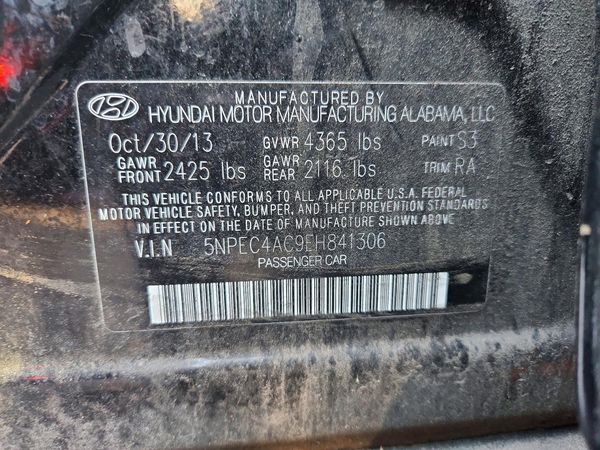 2014 HYUNDAI SONATA