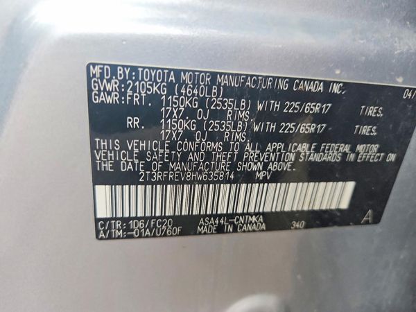 2017 TOYOTA RAV4 XLE