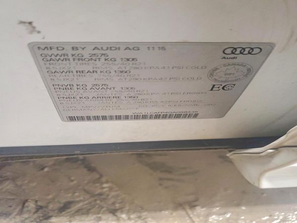 2016 AUDI SQ5