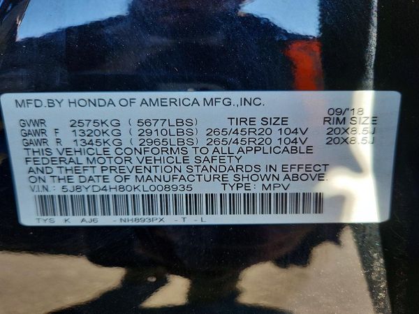 2019 ACURA MDX