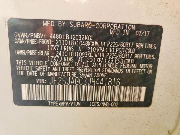 2018 SUBARU FORESTER Premium+ES