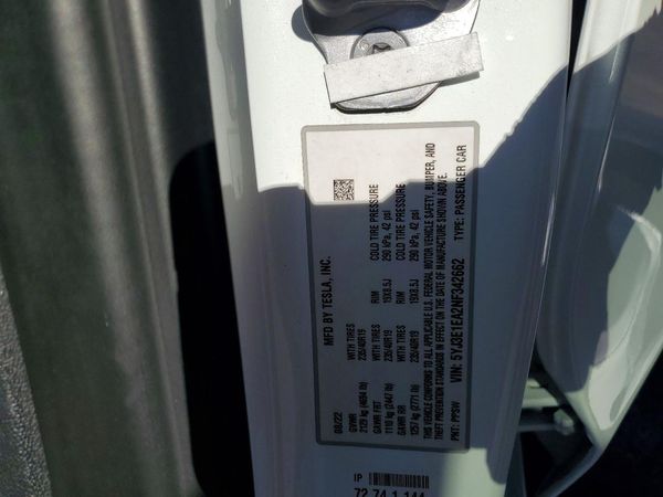 2022 TESLA MODEL 3
