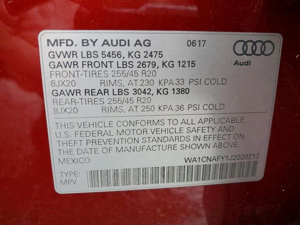 2018 AUDI Q5 quattro Prestige