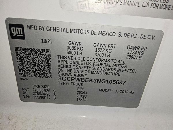 2022 CHEVROLET SILVERADO LTD Custom