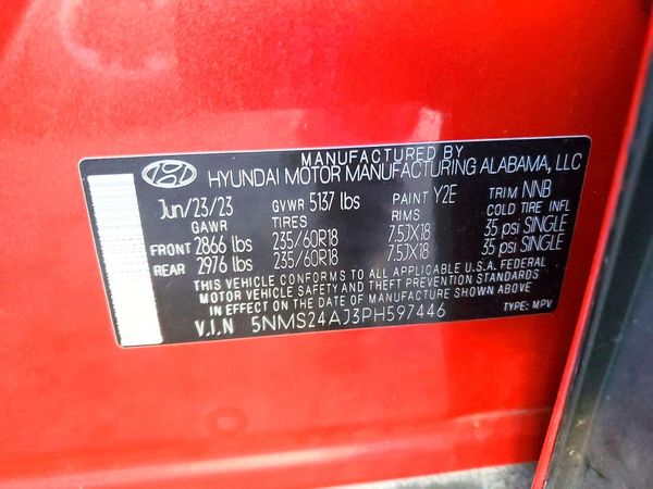 2023 HYUNDAI SANTA FE SEL
