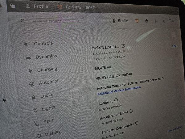 2019 TESLA MODEL 3