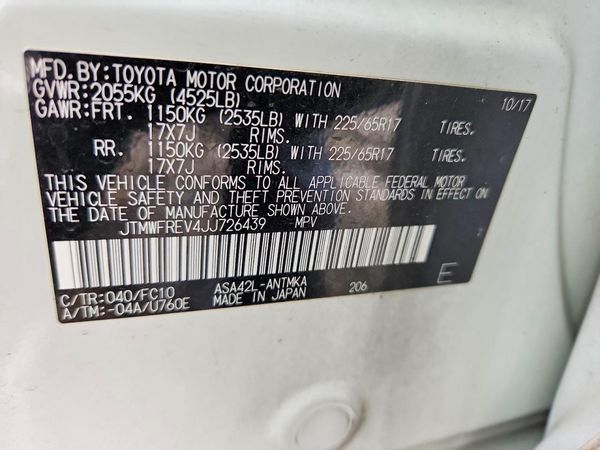 2016 TOYOTA RAV4 Adventure/XLE