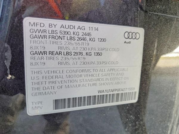 2015 AUDI Q5