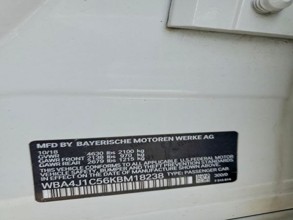 2019 BMW 430I Gran Coupe