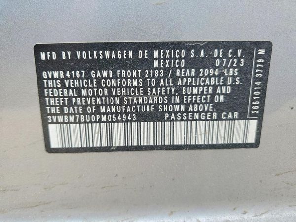 2023 VOLKSWAGEN JETTA Sport
