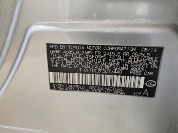 2015 LEXUS IS 250