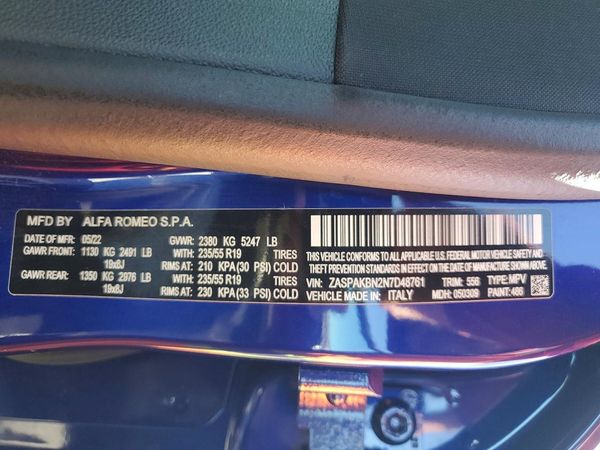 2022 ALFA ROMEO STELVIO TI AWD