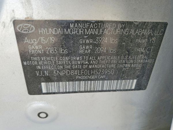 2020 HYUNDAI ELANTRA