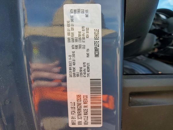 2022 RAM PROMASTER 3500