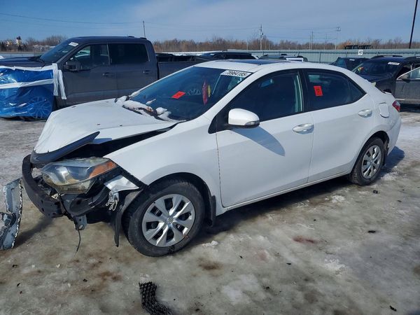 2016 TOYOTA COROLLA L/LE — Front 3/4