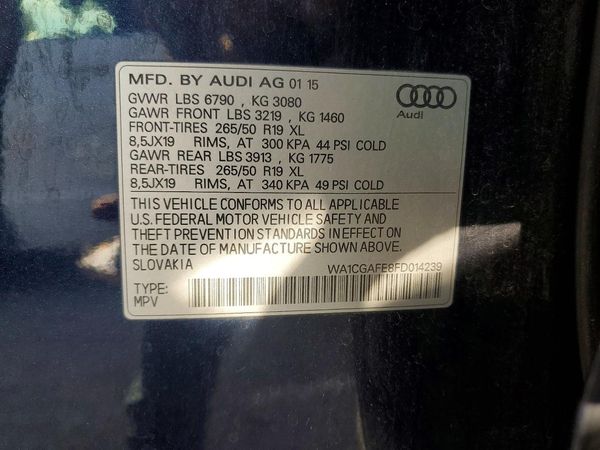 2015 AUDI Q7 Premium