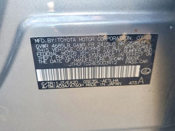 2014 LEXUS IS 250