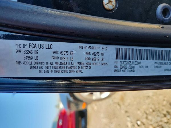 2018 DODGE CHALLENGER SXT — VINS