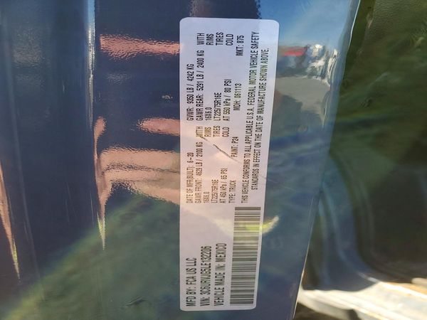 2020 RAM PROMASTER 1500 VF
