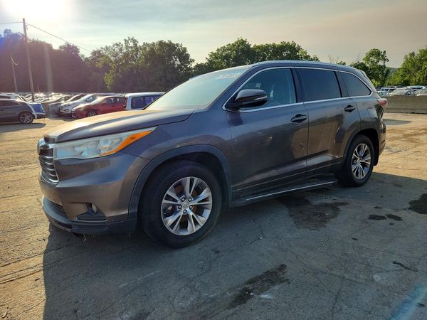 2014 TOYOTA HIGHLANDER Base/Hybrid — Front 3/4