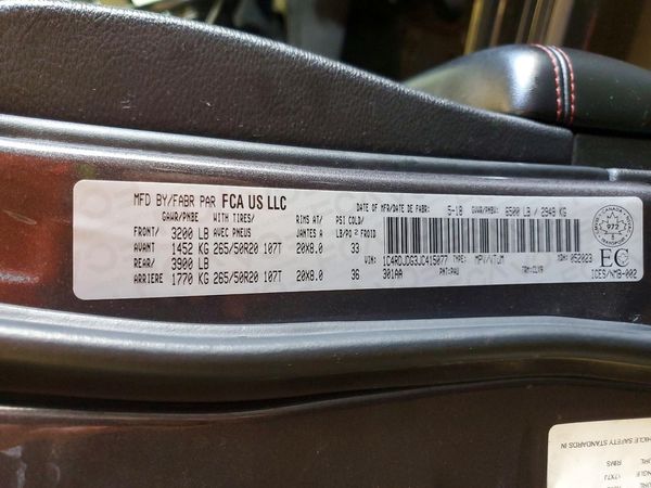 2018 DODGE DURANGO GT