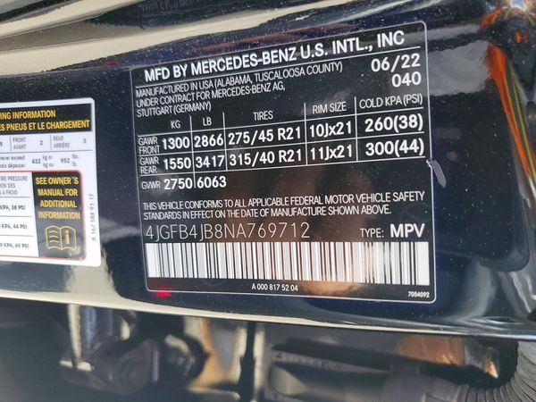 2022 MERCEDES-BENZ GLE GLE350