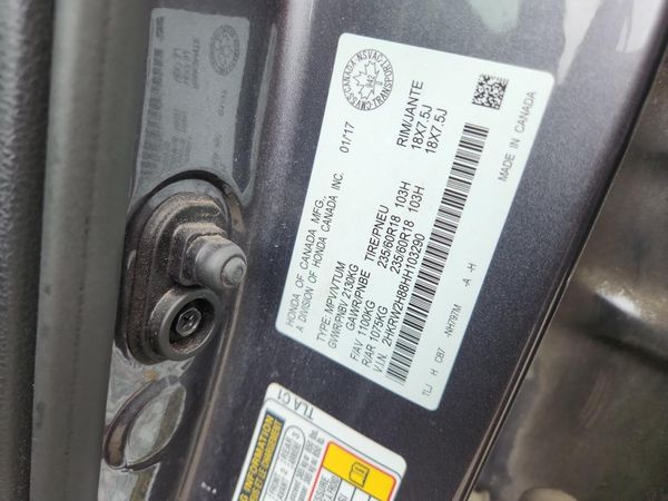 2017 HONDA CRV EX-L/EX-L Navi