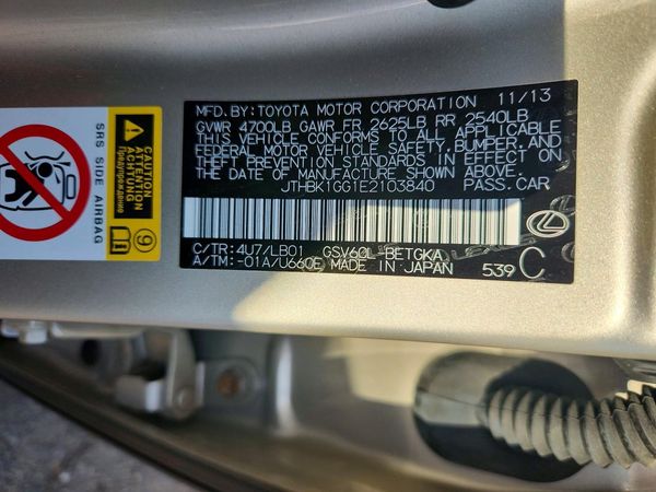 2014 LEXUS ES 350