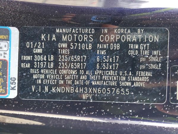 2022 KIA CARNIVAL