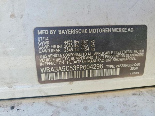 2015 BMW 3 SERIES 320I XDRIVE