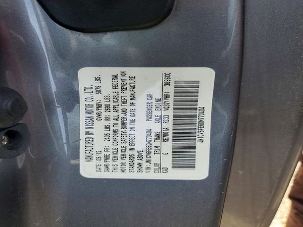 2013 INFINITI G37 CONVER — VINS