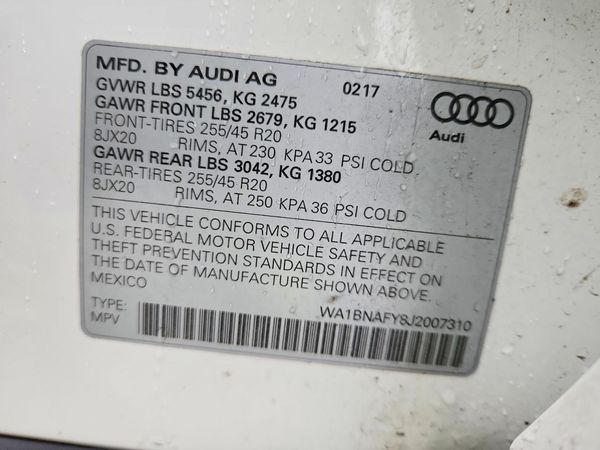 2018 AUDI Q5
