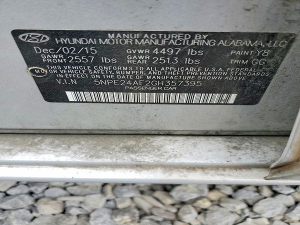 2016 HYUNDAI SONATA