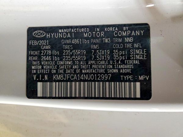 2022 HYUNDAI TUCSON HYBRID
