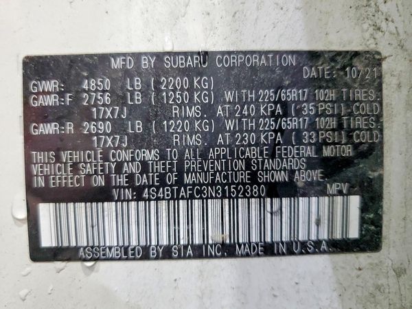2022 SUBARU OUTBACK Premium