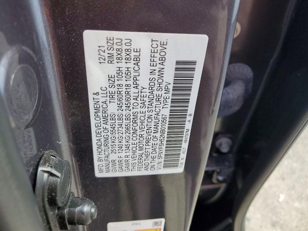 2022 HONDA PILOT EXL