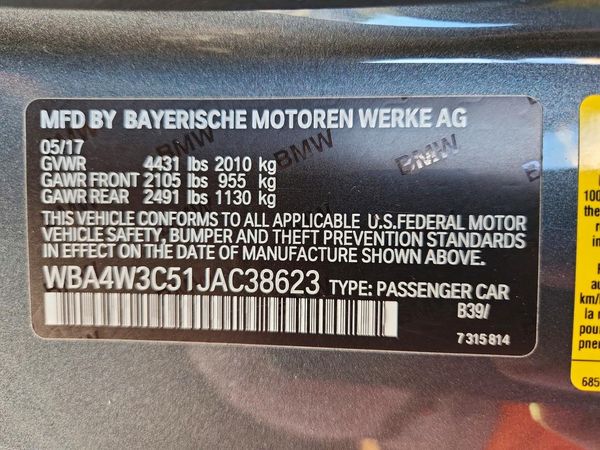 2018 BMW 430I