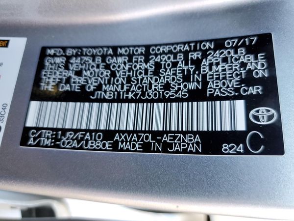 2018 TOYOTA CAMRY