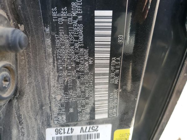 2014 TOYOTA SIENNA