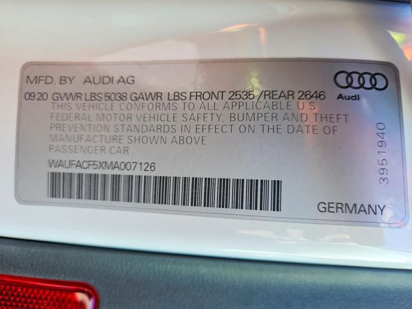 2021 AUDI A5