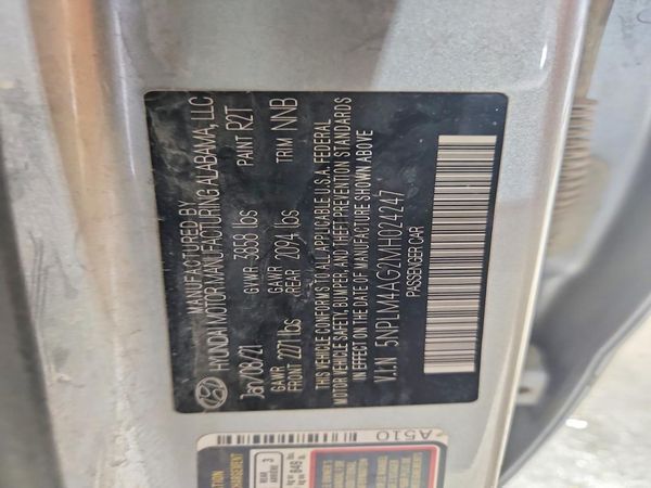 2021 HYUNDAI ELANTRA SEL