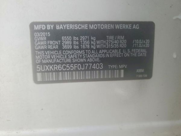 2015 BMW X5 xDrive50i