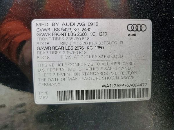 2016 AUDI Q5 quattro Premium Plus