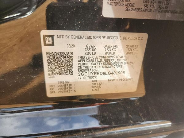 2020 CHEVROLET SILVERADO RST
